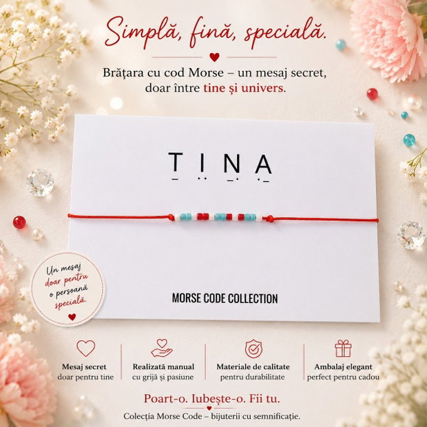 Bratara Cod Morse Tina