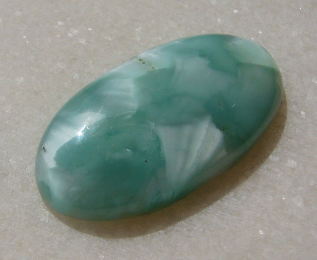 Hemimorphit cabochon aprox 34.5x18.5x5.7 mm