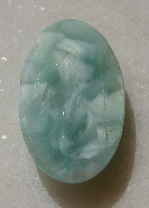 Hemimorphit cabochon aprox 34.5x18.5x5.7 mm
