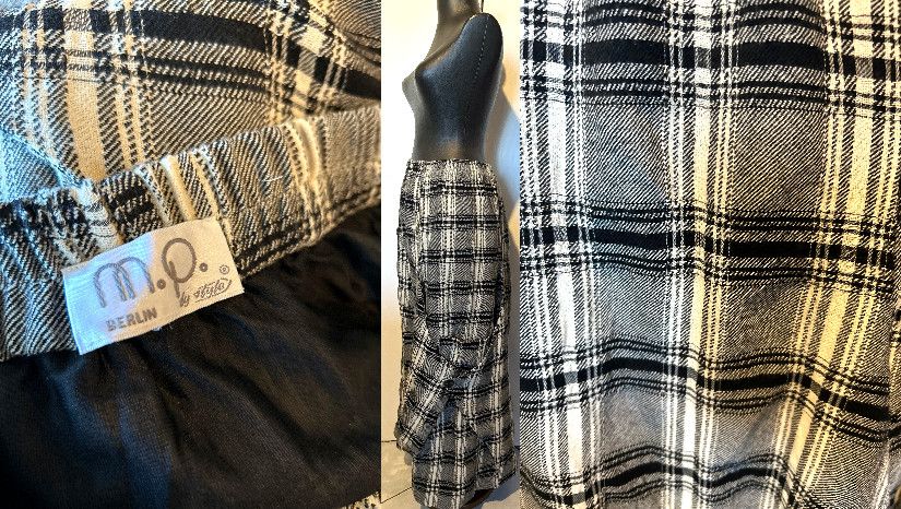 FUSTA LUNGA STOFA LANA TARTAN