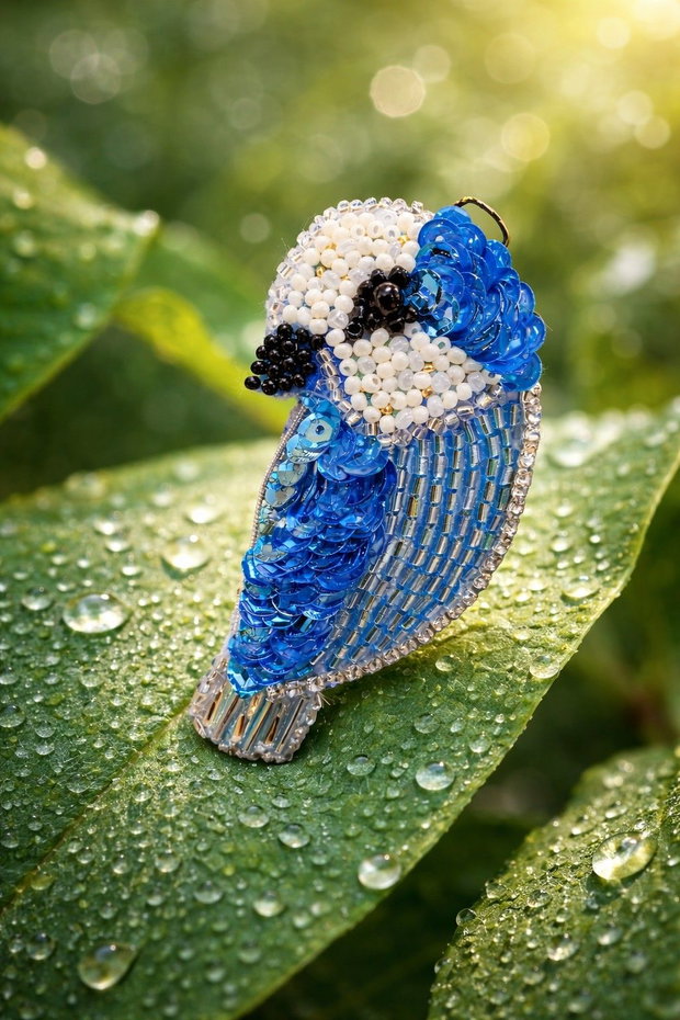 Perușul Fermecat Broșă handmade ArtByHand