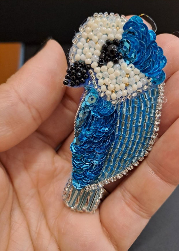 Perușul Fermecat Broșă handmade ArtByHand