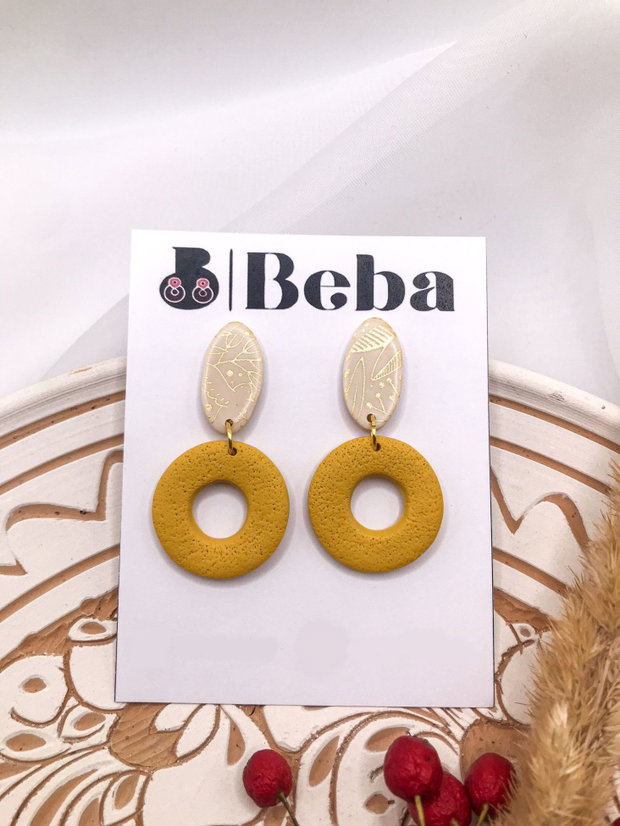 Cercei Mila-Mango Yellow