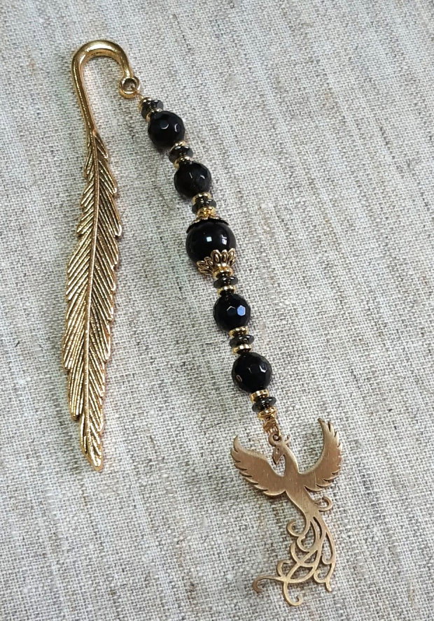 Semn de carte handmade cu pietre naturale