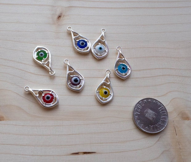 Pandantiv Evil eye picătură,