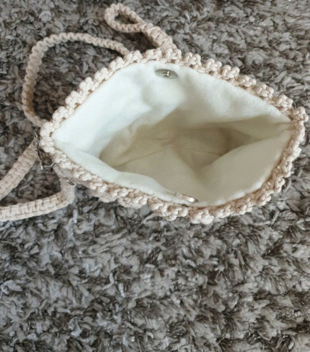 Geanta handmade macrame