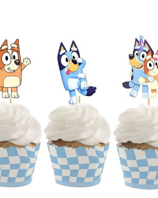 Set toppere Bluey