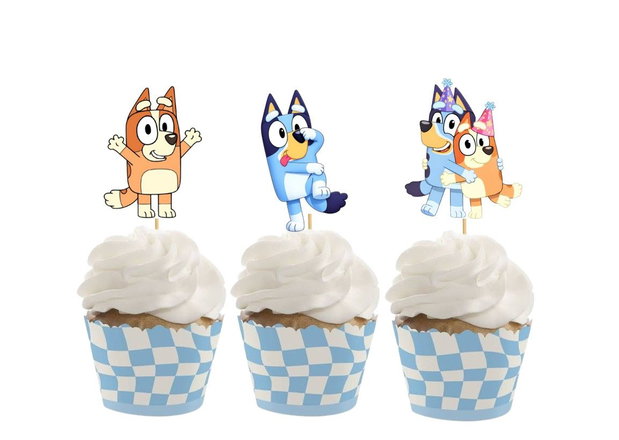 Set toppere Bluey