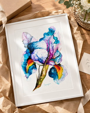 Tablou Purity of Light - Iris Collection