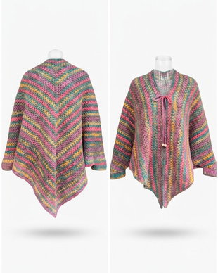 Poncho crosetat manual
