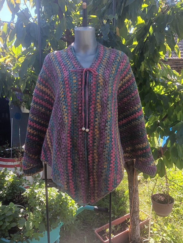 Poncho crosetat manual