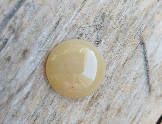 Cabochon aventurin galben, 25 mm