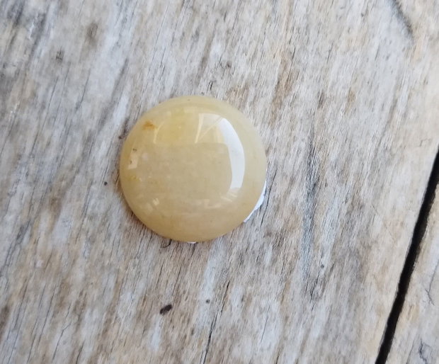 Cabochon aventurin galben, 25 mm