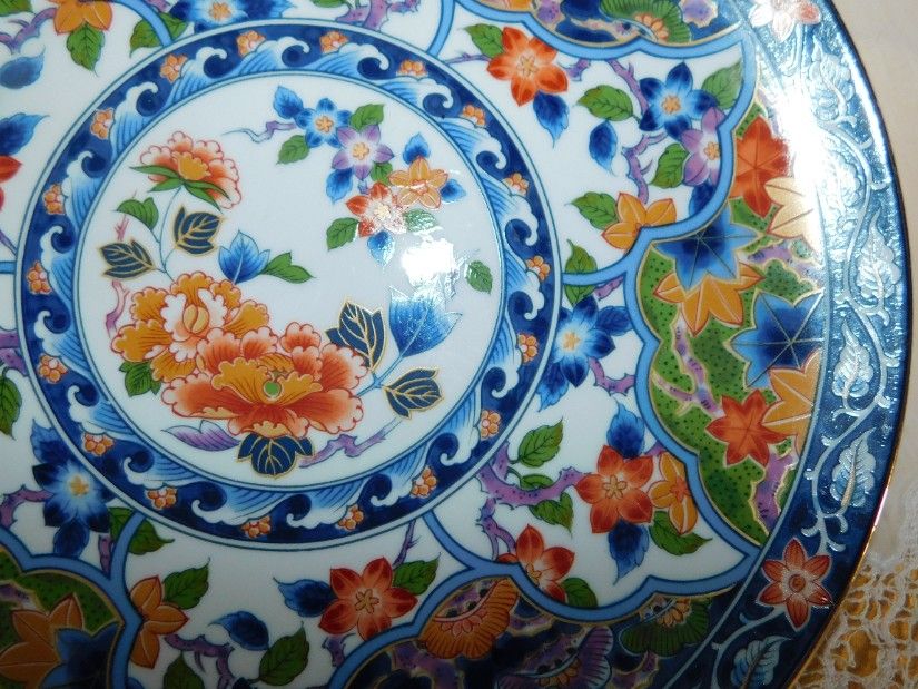 Platou, farfurie portelan Japonia,  autentica, superba