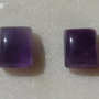 (2 bucati) Ametist cabochon dreptunghic aprox 12x10x6 mm