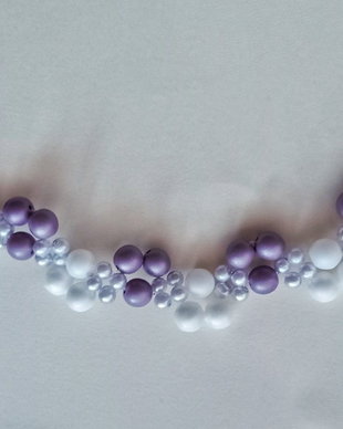 Brățară handmade Lavender Pearl