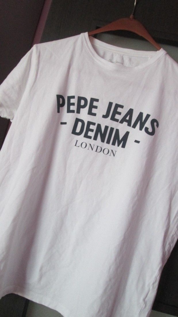 tricou alb Pepe Jeans M