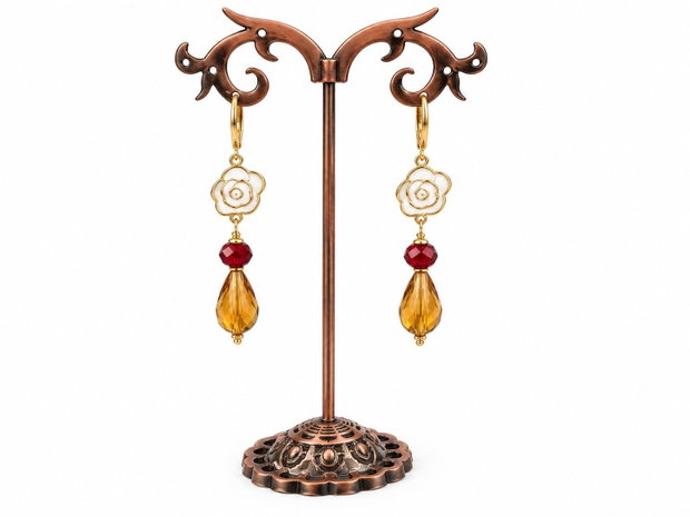 Set bijuterii handmade cu agate-lace