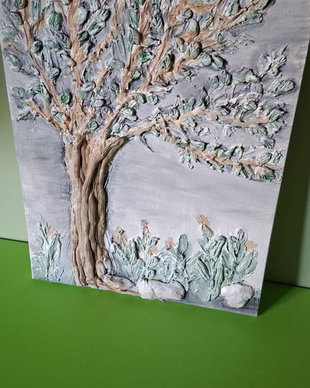 Tablou canvas 3d copac