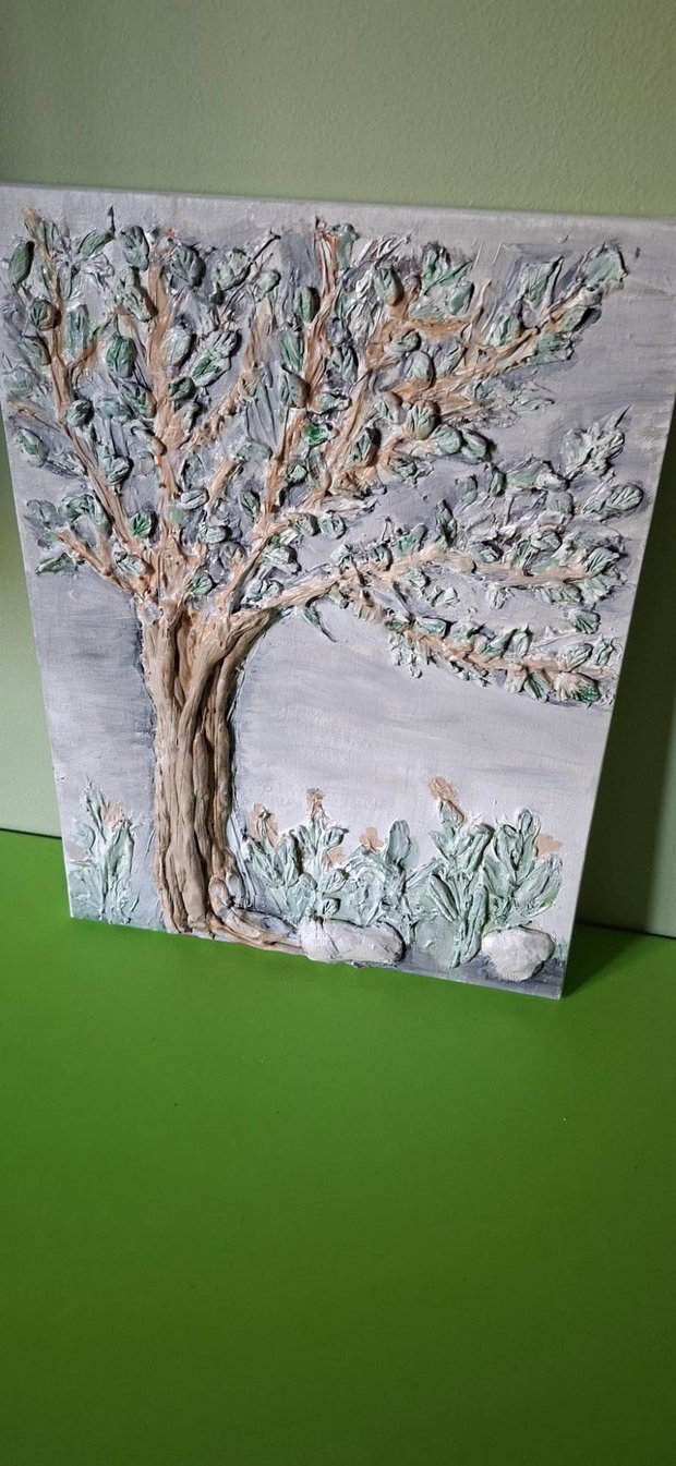 Tablou canvas 3d copac