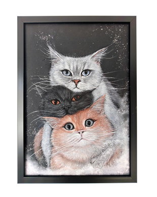 Tablou ilustratie "Whisker Trio"
