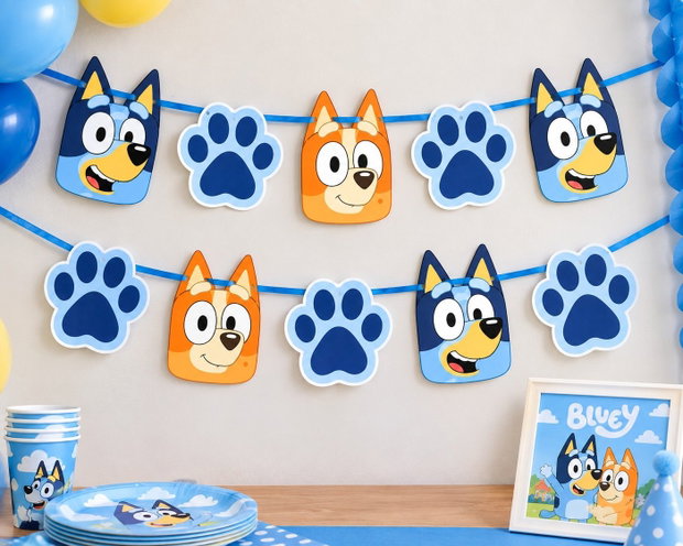 Ghirlandă decorativă Bluey și Bingo
