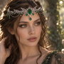 The Sylvan Crown  Coroniță Fantasy cu Cristale Swarovski