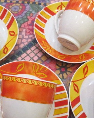 set 4 canite cafea