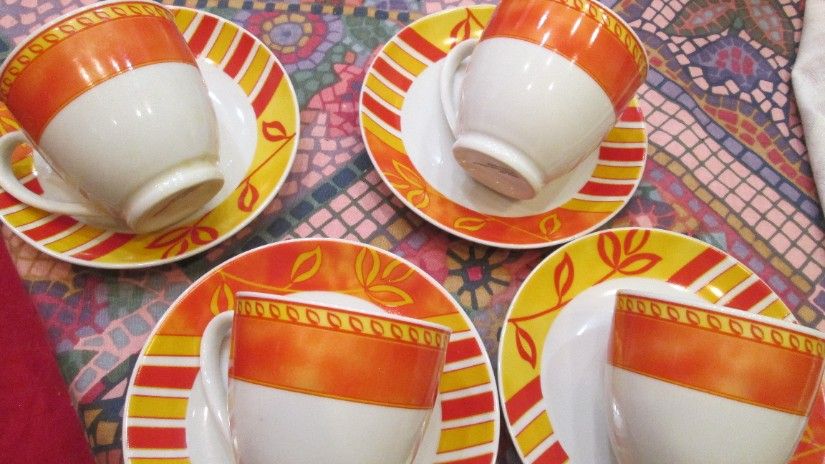 set 4 canite cafea