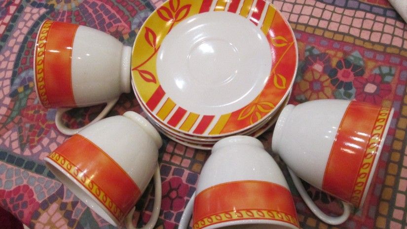 set 4 canite cafea