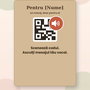 Tablou personalizat cu poza ta si mesaj vocal ascuns in cod QR