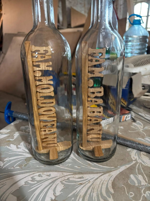 Sticle artizanale personalizate