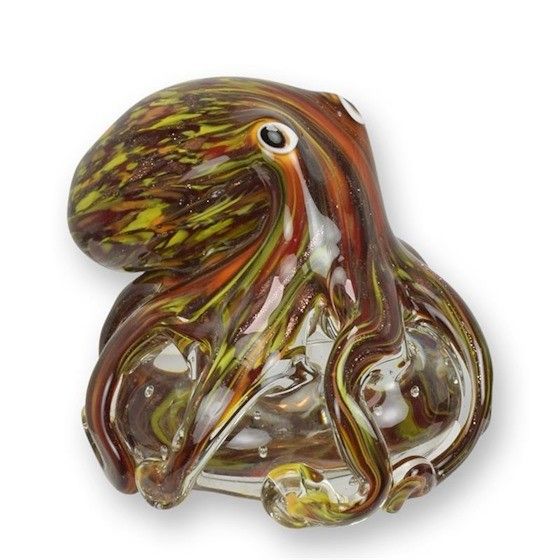 Caracatiță-prespapier din sticlă Murano
