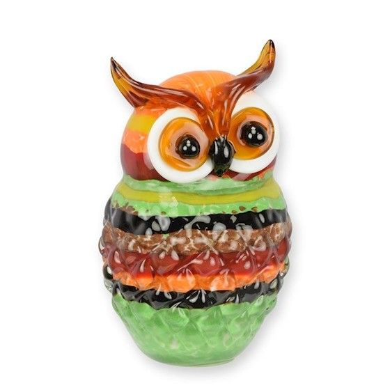 Bufnita-figurina din sticla Murano