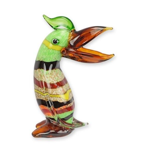 Pasăre-figurina din sticla Murano