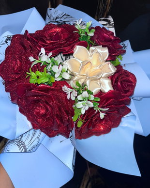 Buchet mic cu sclipici