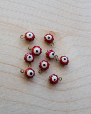 Charm Ochi Protector Evil eye roșu