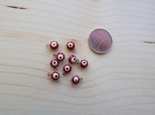 Charm Ochi Protector Evil eye roșu
