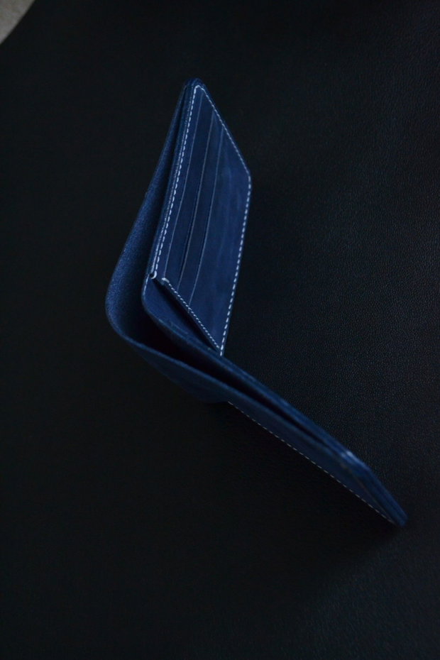 Portofel din piele naturala Clasic long ,lucrat integral manual