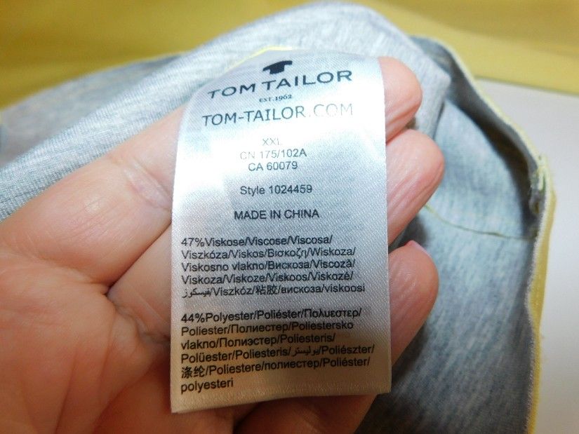 TOM TAILOR, mantou nou, etichete atasate, deosebit, masura 50 - 52