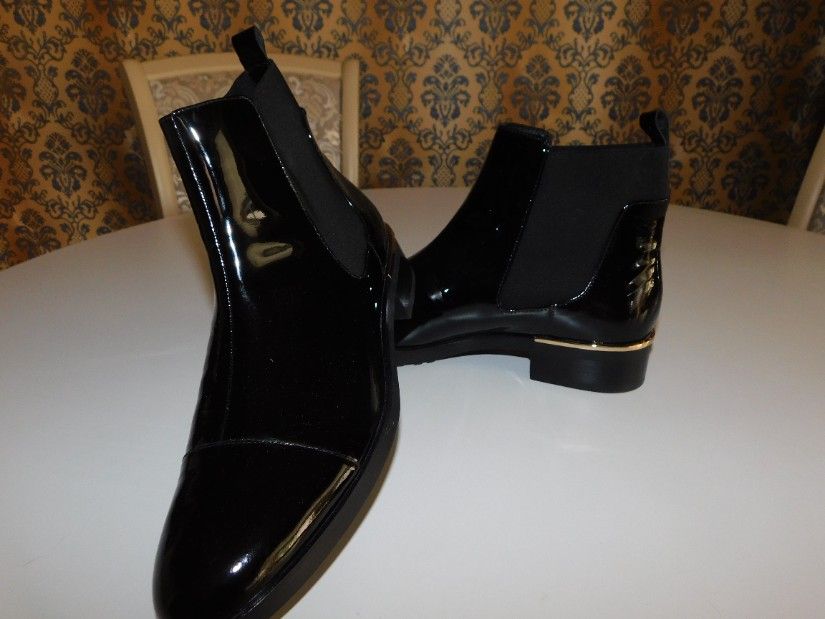 HOGL botine noi piele lac, masura 41 , spectaculoase, elegante, deosebite