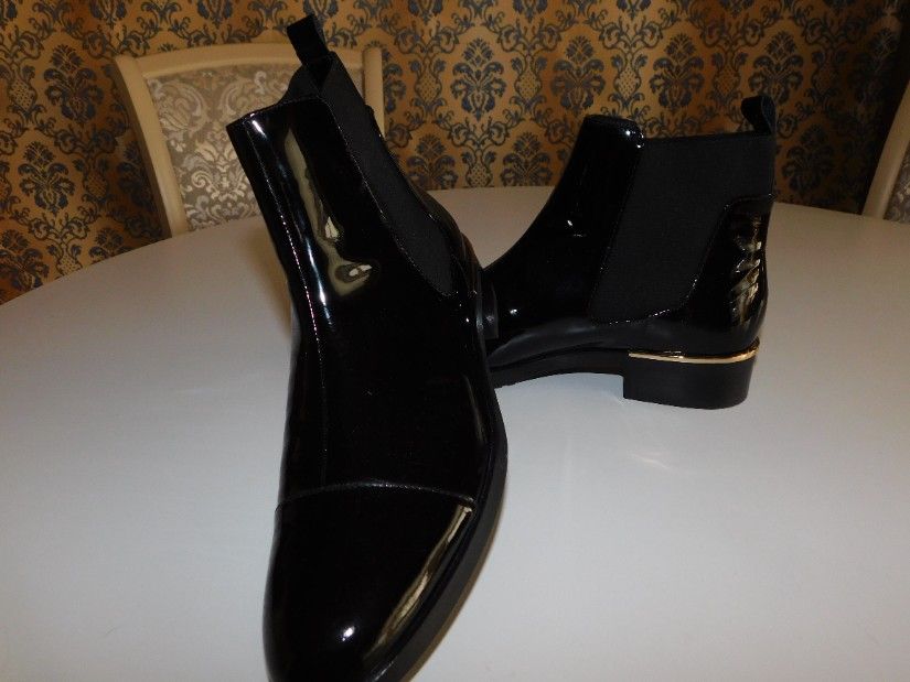 HOGL botine noi piele lac, masura 41 , spectaculoase, elegante, deosebite