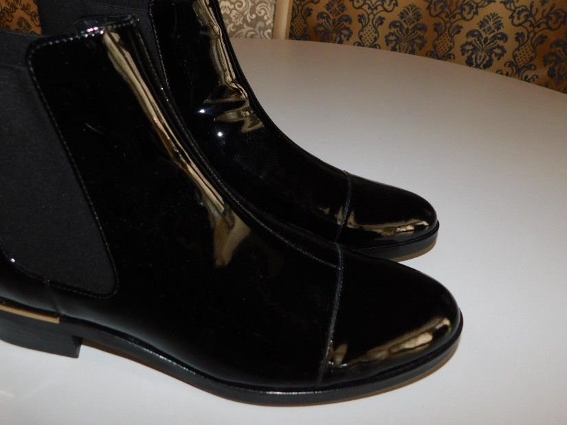 HOGL botine noi piele lac, masura 41 , spectaculoase, elegante, deosebite