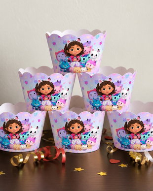 Învelitori pentru brioșe tematica Gabbys Dollhouse