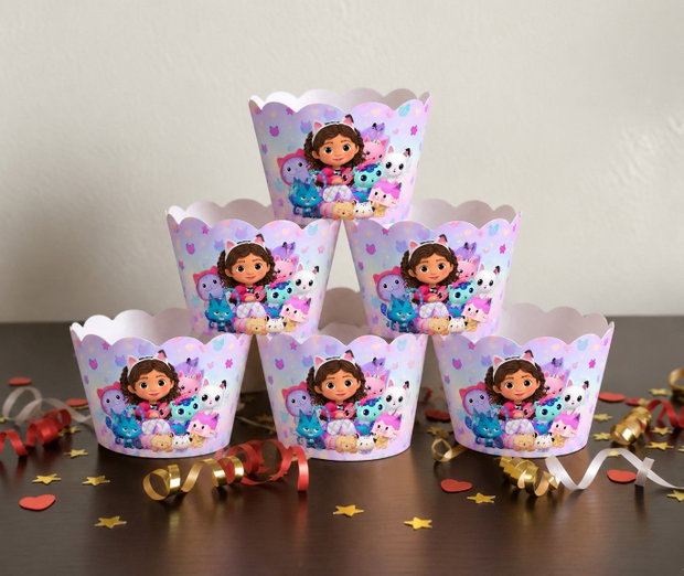 Învelitori pentru brioșe tematica Gabbys Dollhouse