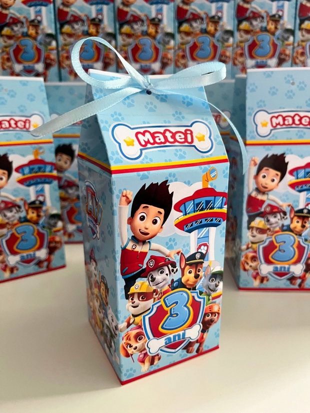 Cutii tematice Paw Patrol personalizate