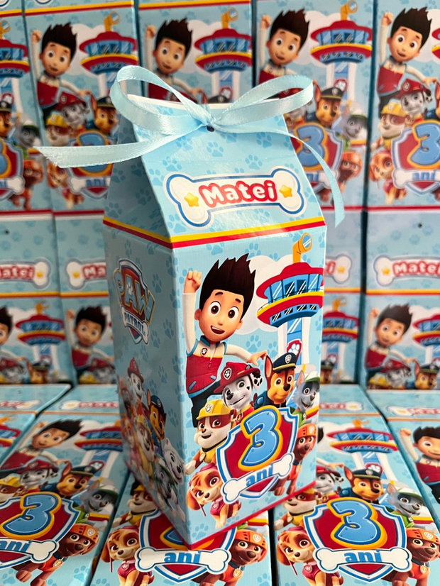 Cutii tematice Paw Patrol personalizate