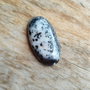 Cabochon opal dendritic, 27x15x4.8 mm