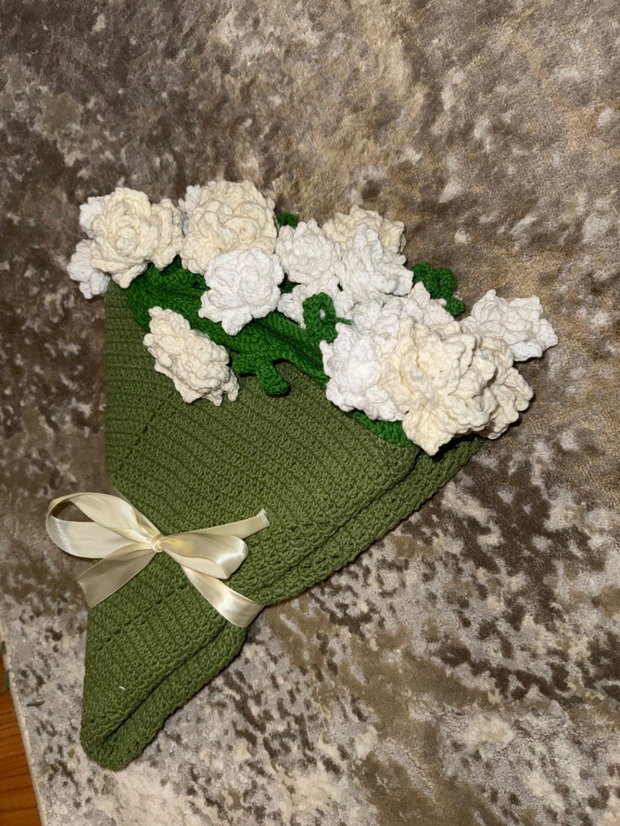 Buchet , paturica crosetat
