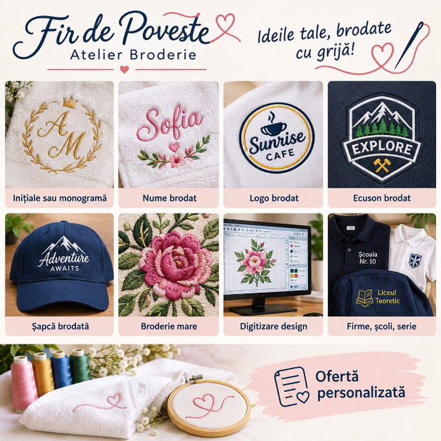 Logo brodat